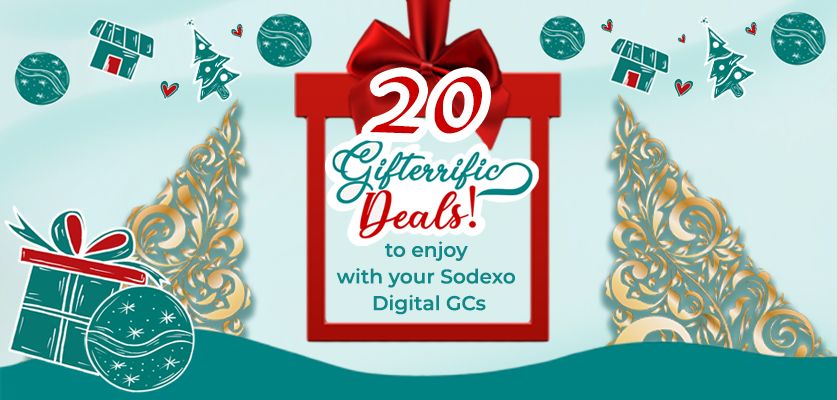 20 Gifterrific Deals to Enjoy with Your Sodexo Digital GCs | Christmas Promos 2022