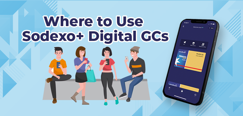 Where to use Sodexo+ digital GCs